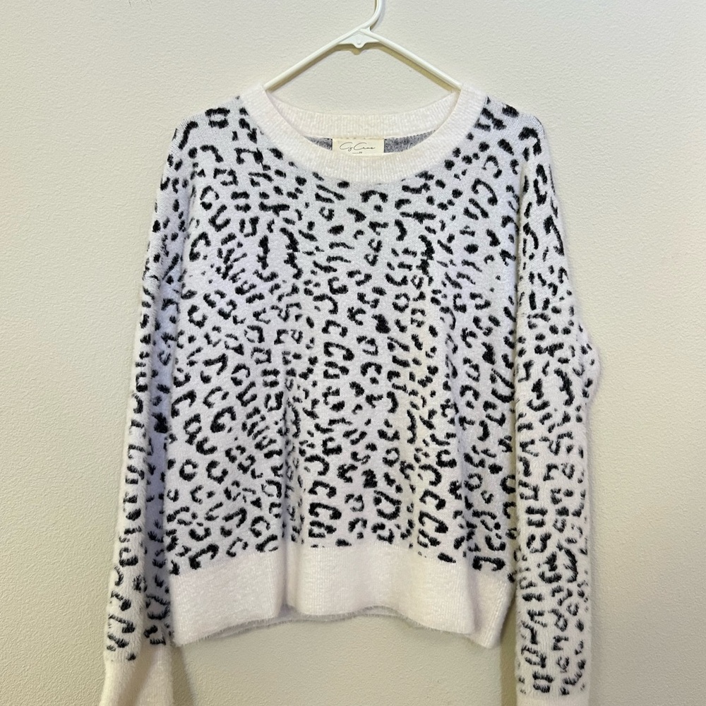 Snow Leopard Sweater